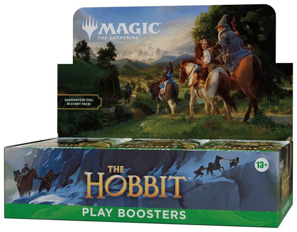 Official Magic: The Gathering The Hobbit Play Booster display